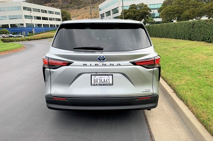 2021 Sienna XLE Rear